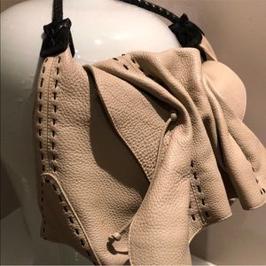 Carol Falchi Leather Shoulder Bag, great for Fall!